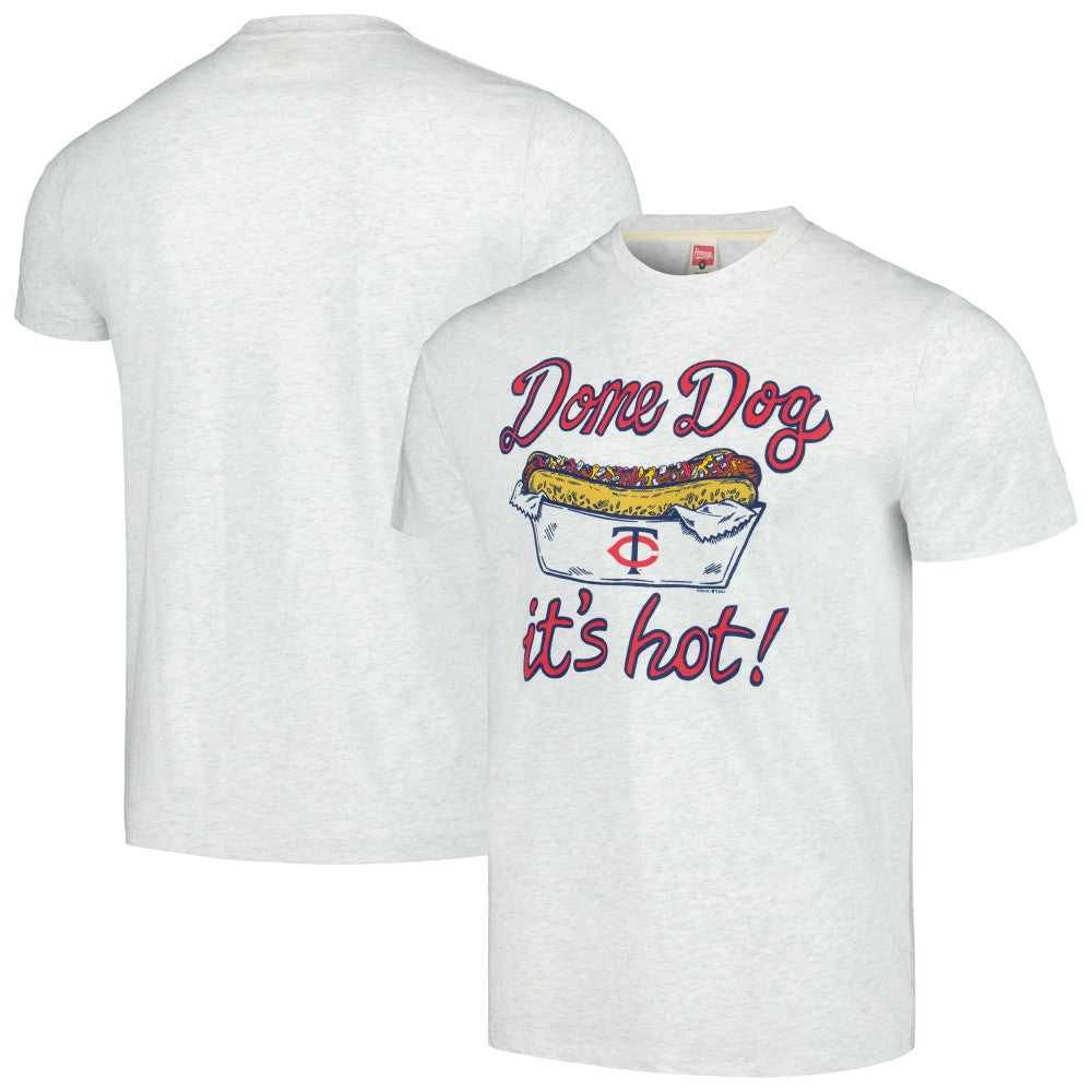 Minnesota Twins Homage Doodle Collection Dome Dog Tri-Blend T-Shirt | MLB Shop