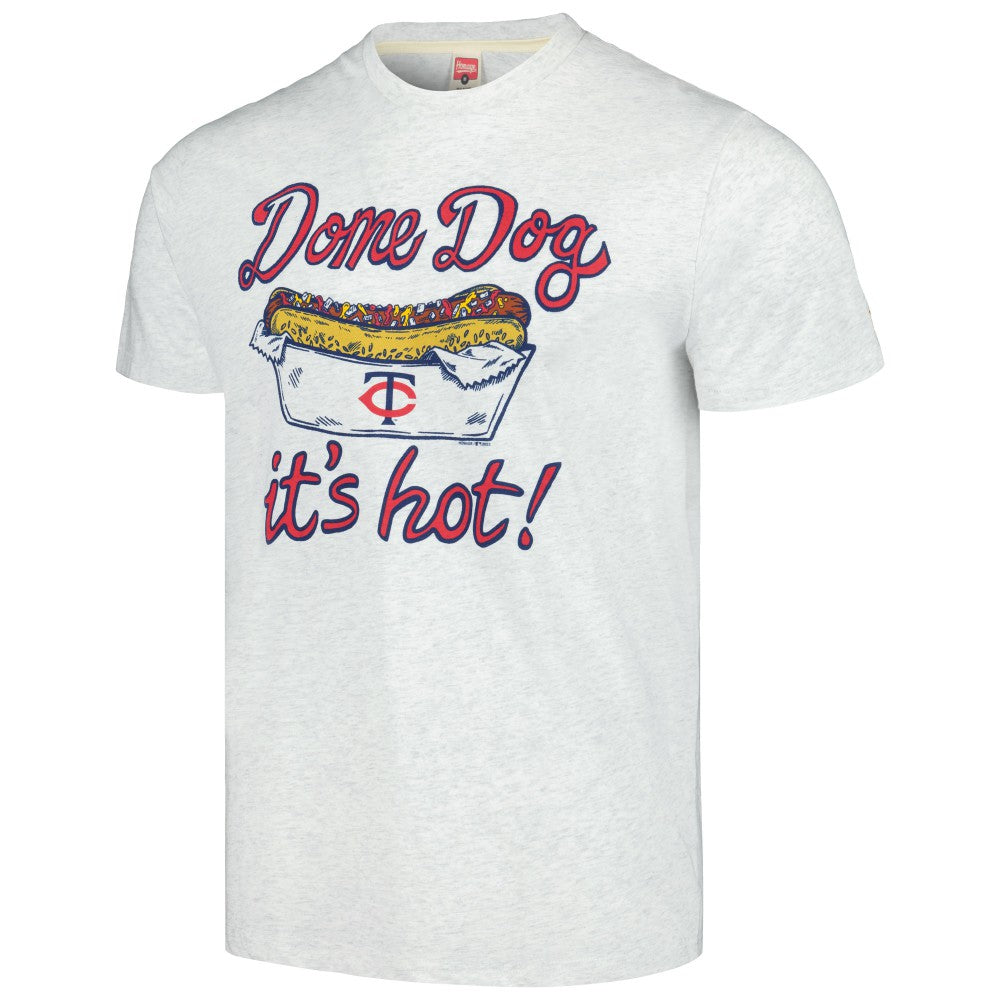 Minnesota Twins Homage Doodle Collection Dome Dog Tri-Blend T-Shirt | MLB Shop