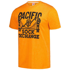 San Francisco Giants Homage Doodle Collection Pacific Sock Exchange Tri-Blend T-Shirt | MLB Discount