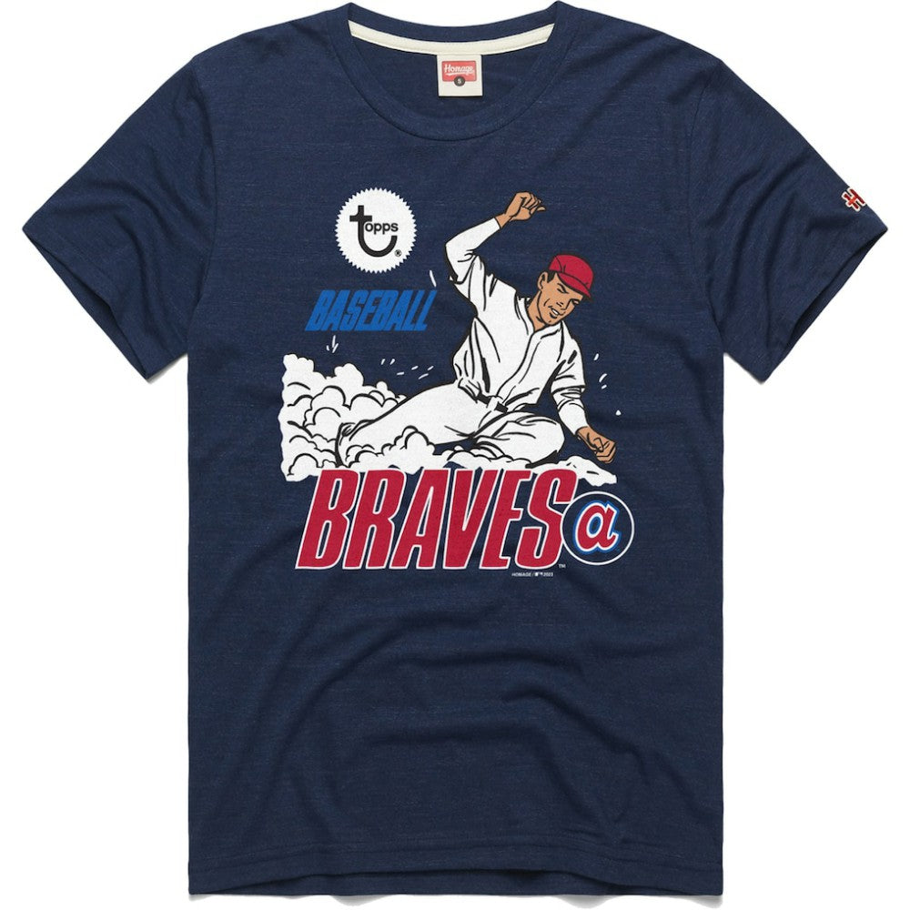 Atlanta Braves Homage x Topps Tri-Blend T-Shirt | MLB Online