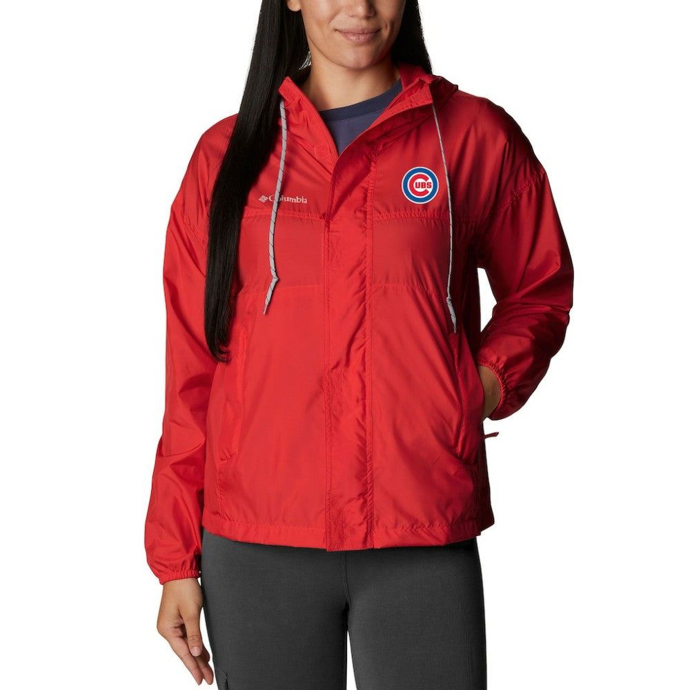Chicago Cubs Columbia Women's Flash Challenger Full-Zip Windbreaker Jacket | MLB Online