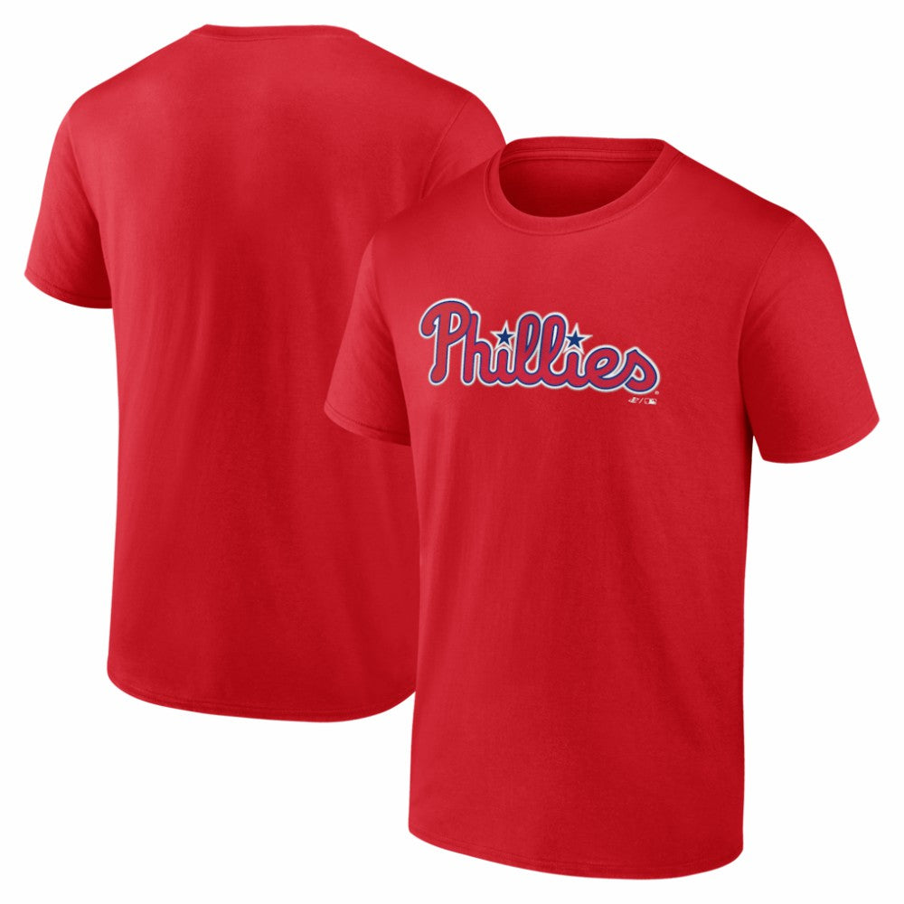 Philadelphia Phillies Logo Athletic Wordmark T-Shirt | MLB New