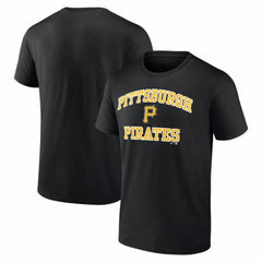 Pittsburgh Pirates Logo Athletic Heart and Soul T-Shirt | MLB New