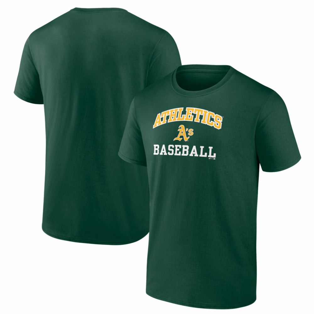 Athletics Logo Athletic Heart and Soul T-Shirt | MLB For sale