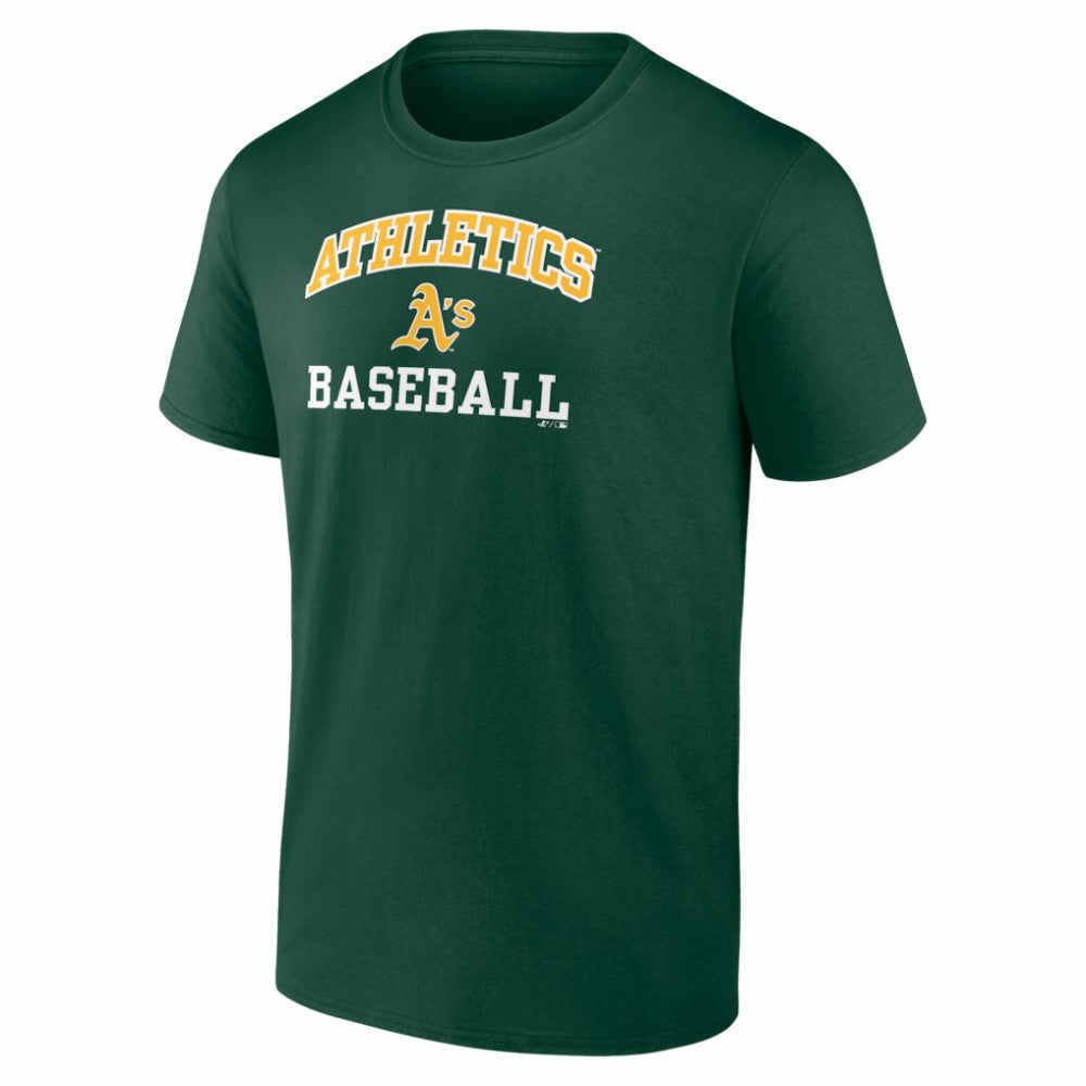 Athletics Logo Athletic Heart and Soul T-Shirt | MLB For sale