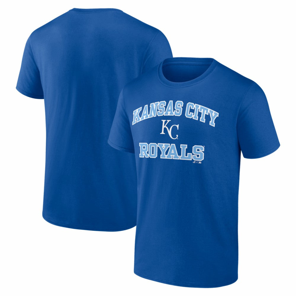 Kansas City Royals Logo Athletic Heart and Soul T-Shirt | MLB On Sale