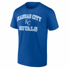 Kansas City Royals Logo Athletic Heart and Soul T-Shirt | MLB On Sale