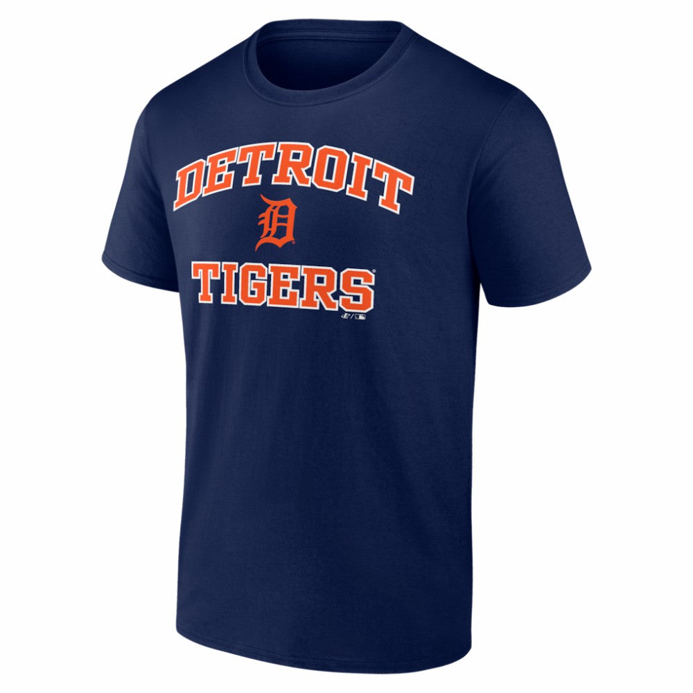 Detroit Tigers Logo Athletic Heart and Soul T-Shirt | MLB New