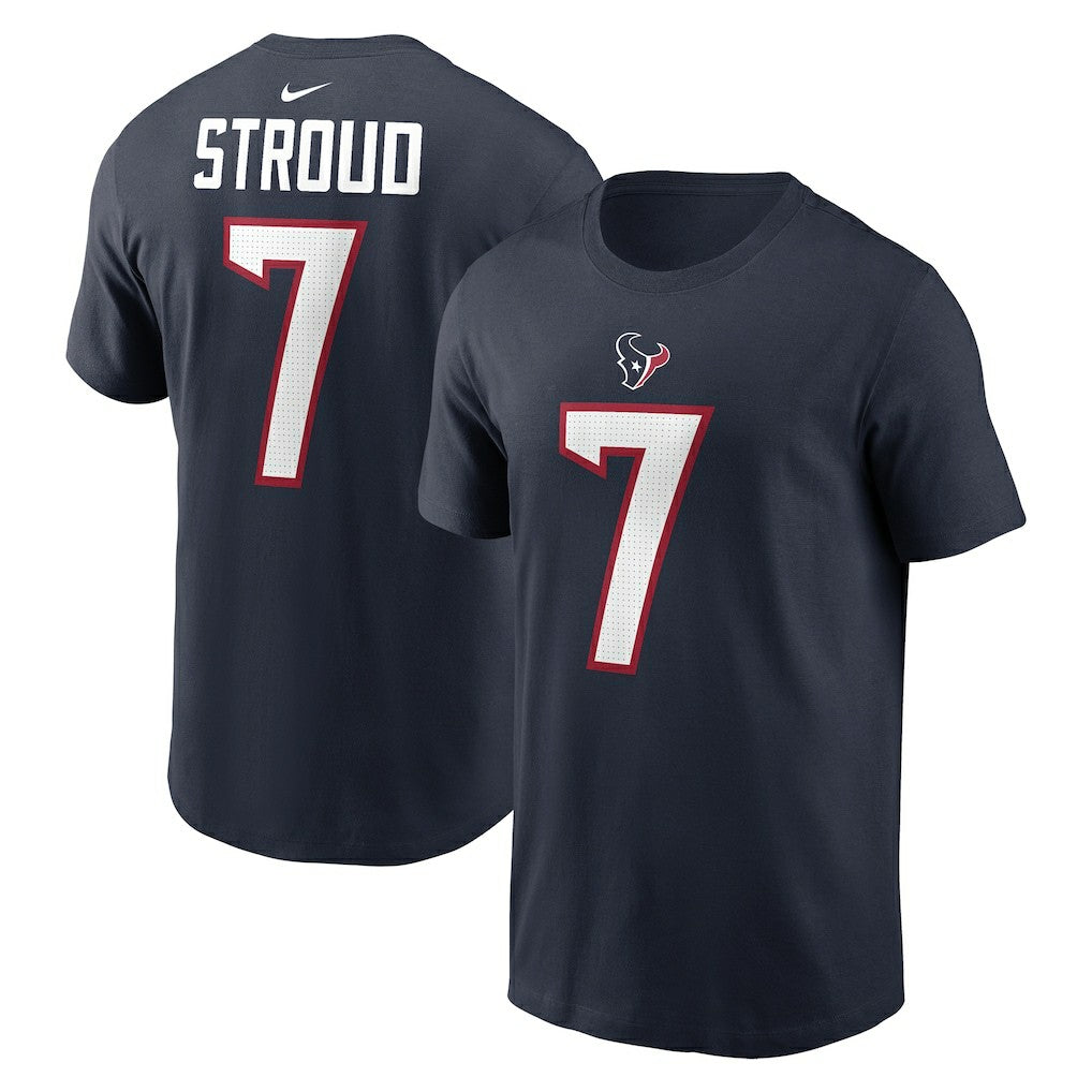 Houston Texans Nike C.J. Stroud  Player Name & Number T-Shirt