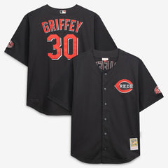 Ken Griffey Jr. Cincinnati Reds Mitchell & Ness Big & Tall Cooperstown Mesh Batting Practice Jersey | MLB For sale