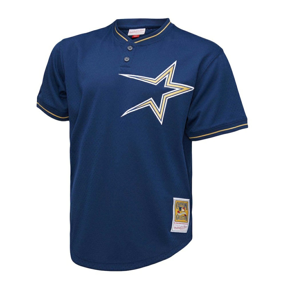 Craig Biggio Houston Astros Mitchell & Ness 1991 Cooperstown Collection Mesh Pullover Jersey | MLB US