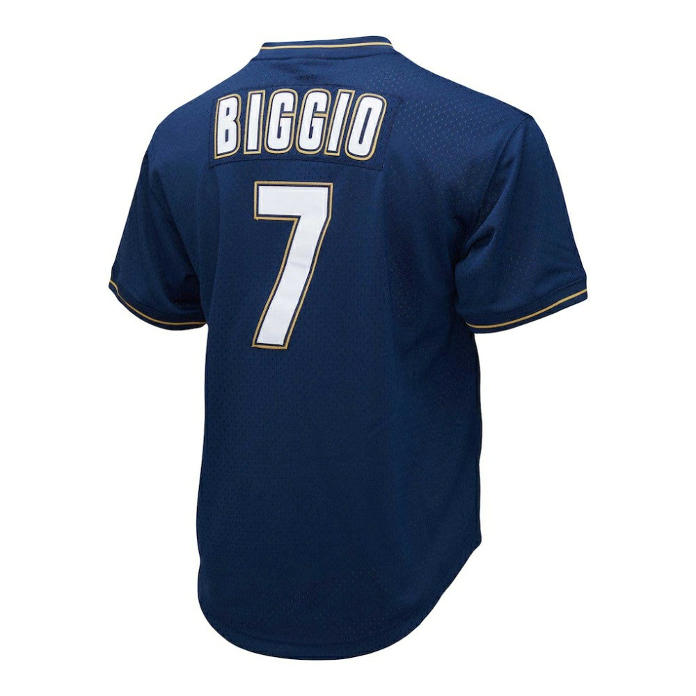 Craig Biggio Houston Astros Mitchell & Ness 1991 Cooperstown Collection Mesh Pullover Jersey | MLB US