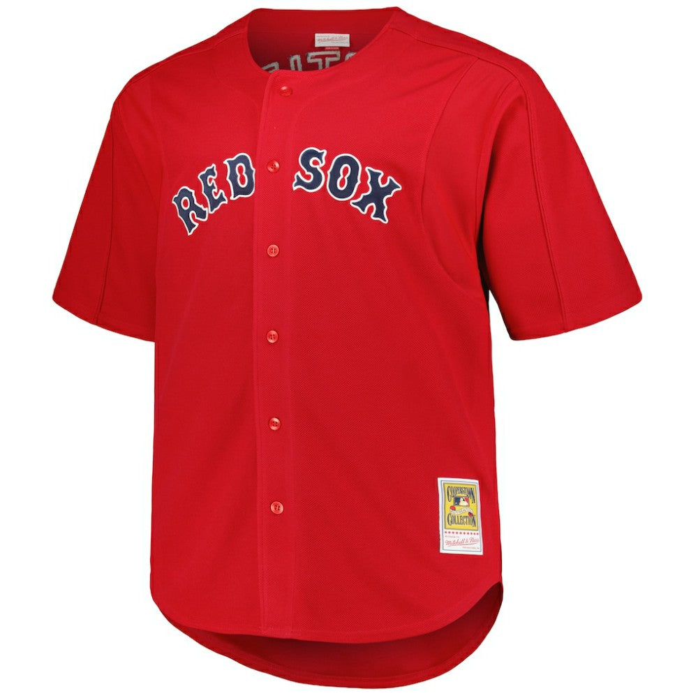David Ortiz Boston Red Sox Mitchell & Ness Big & Tall Cooperstown Mesh Batting Practice Jersey | MLB Discount
