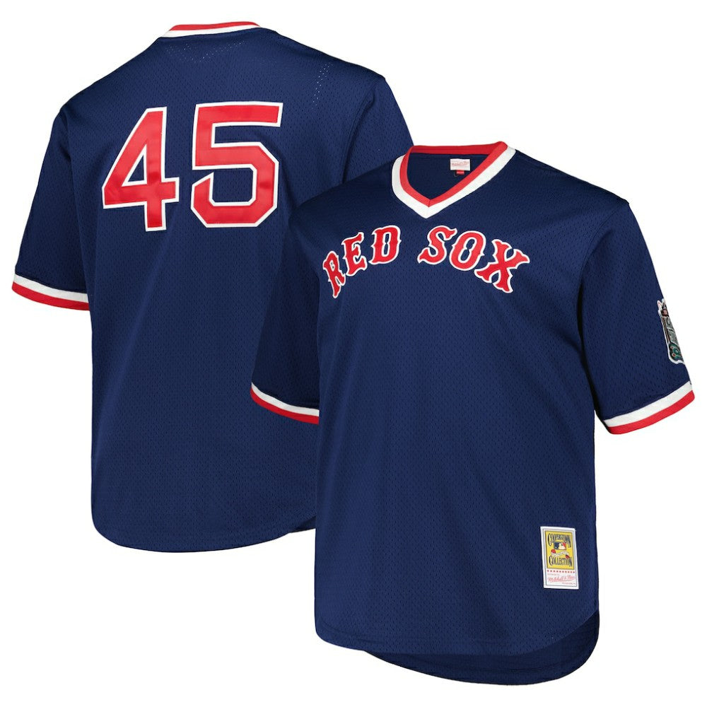 Pedro Martinez Boston Red Sox Mitchell & Ness 1999 Cooperstown Collection Mesh Pullover Jersey | MLB Near me