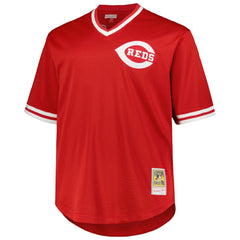 Pete Rose Cincinnati Reds Mitchell & Ness 1984 Cooperstown Collection Mesh Pullover Jersey | MLB Outlet