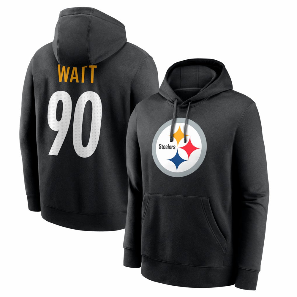 Pittsburgh Steelers Nike T.J. Watt  Name & Number Fleece Hoodie