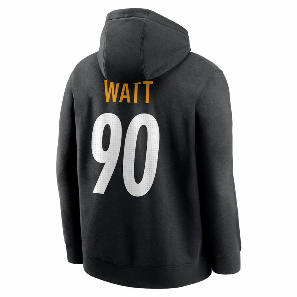 Pittsburgh Steelers Nike T.J. Watt  Name & Number Fleece Hoodie