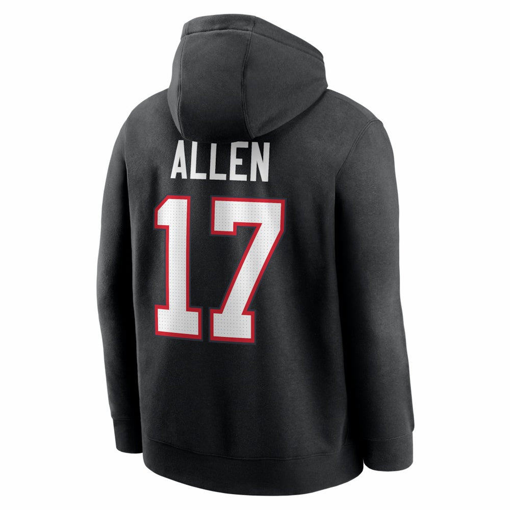 Buffalo Bills Nike Josh Allen  Name & Number Fleece Hoodie