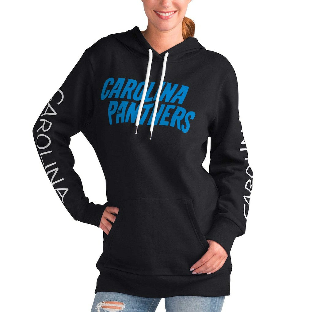 Carolina Panthers  G-III 4Her by Carl Banks Women's Extra Inning Pullover Hoodie