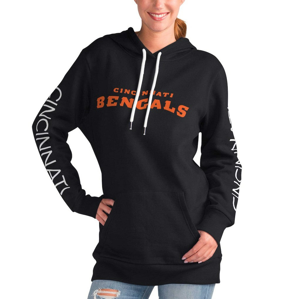 Cincinnati Bengals  G-III 4Her by Carl Banks Women's Extra Inning Pullover Hoodie