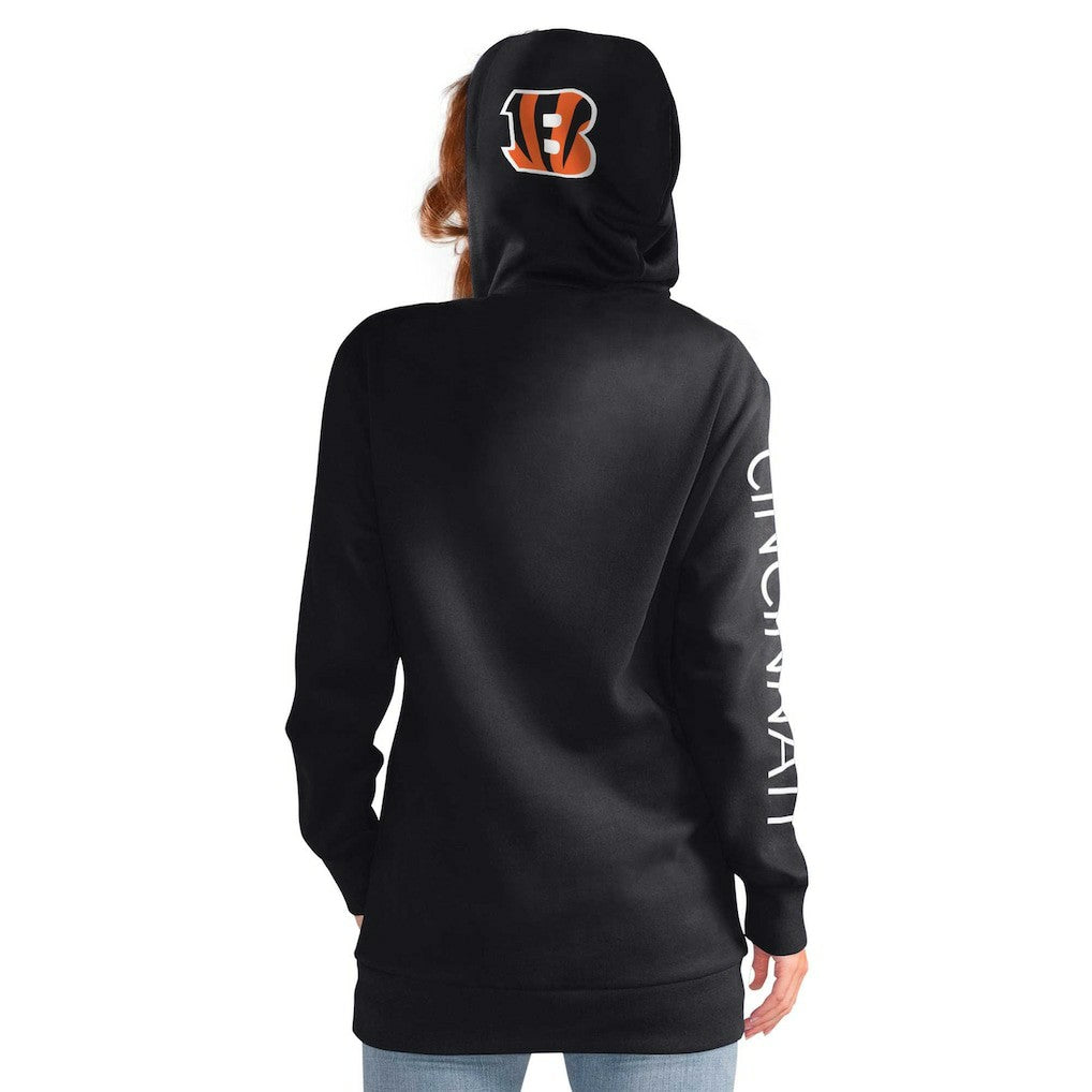 Cincinnati Bengals  G-III 4Her by Carl Banks Women's Extra Inning Pullover Hoodie