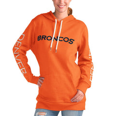 Denver Broncos  G-III 4Her by Carl Banks Women's Extra Inning Pullover Hoodie