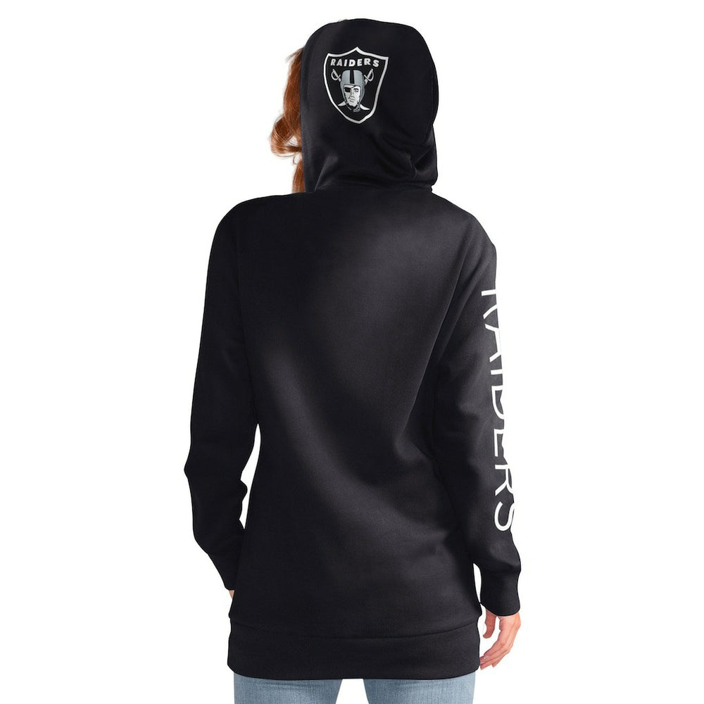 Las Vegas Raiders  G-III 4Her by Carl Banks Women's Extra Inning Pullover Hoodie