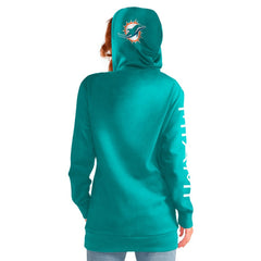 Miami Dolphins  G-III 4Her by Carl Banks Women's Extra Inning Pullover Hoodie