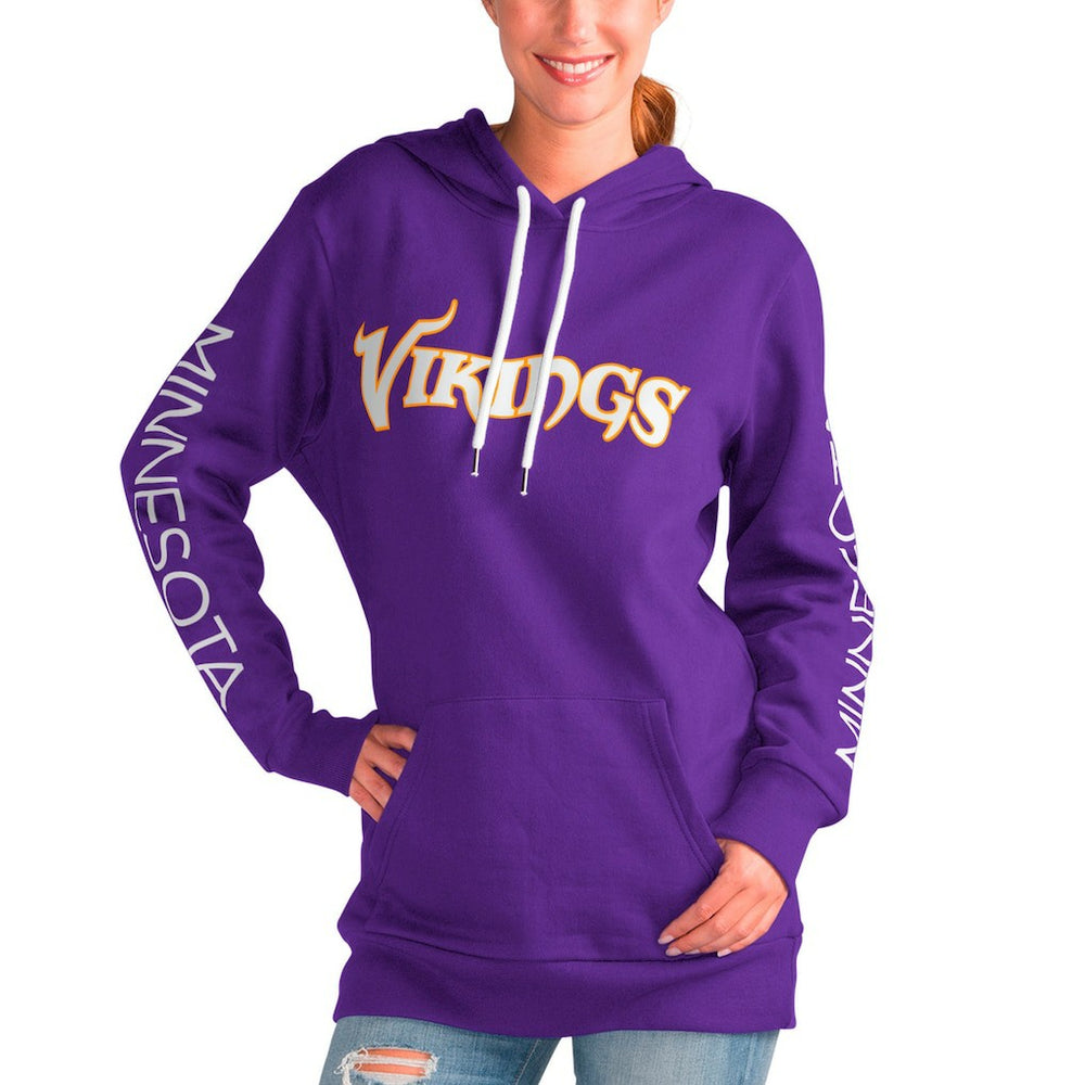Minnesota Vikings  G-III 4Her by Carl Banks Women's Extra Inning Pullover Hoodie