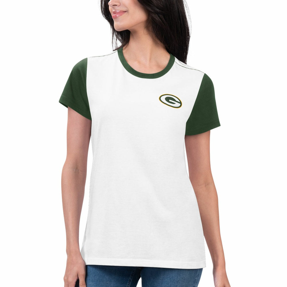 Green Bay Packers  G-III 4Her by Carl Banks Women's Fashion Illustration T-Shirt