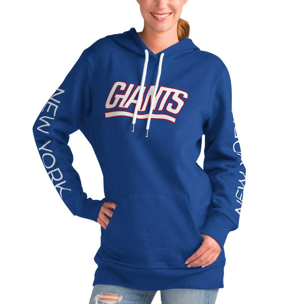 New York Giants  G-III 4Her by Carl Banks Women's Extra Inning Pullover Hoodie