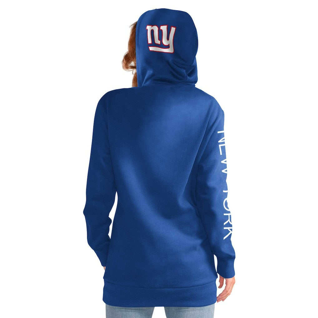 New York Giants  G-III 4Her by Carl Banks Women's Extra Inning Pullover Hoodie