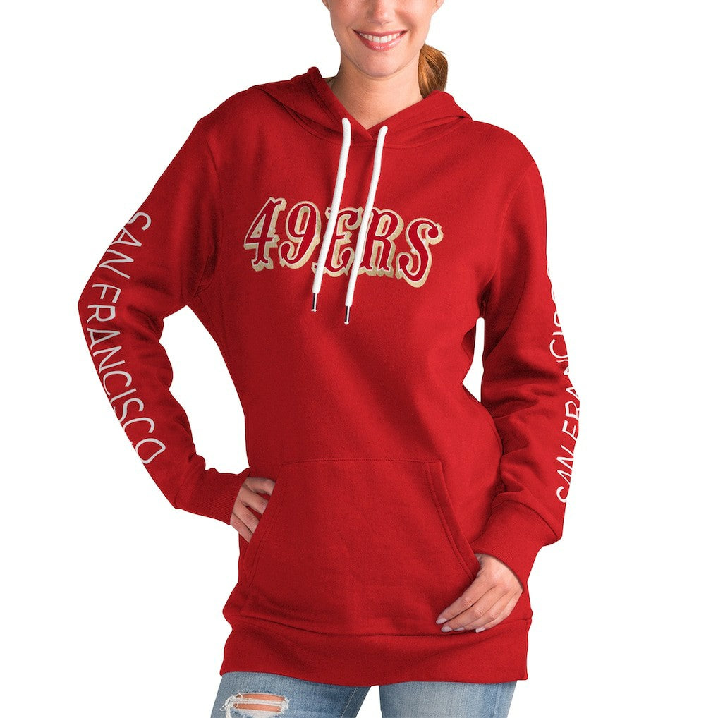 San Francisco 49ers  G-III 4Her by Carl Banks Women's Extra Inning Pullover Hoodie
