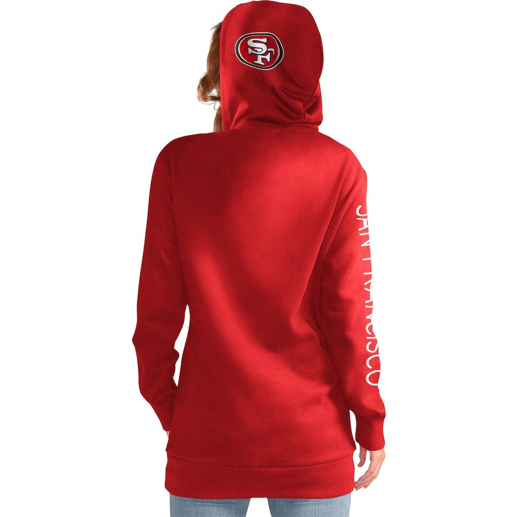 San Francisco 49ers  G-III 4Her by Carl Banks Women's Extra Inning Pullover Hoodie