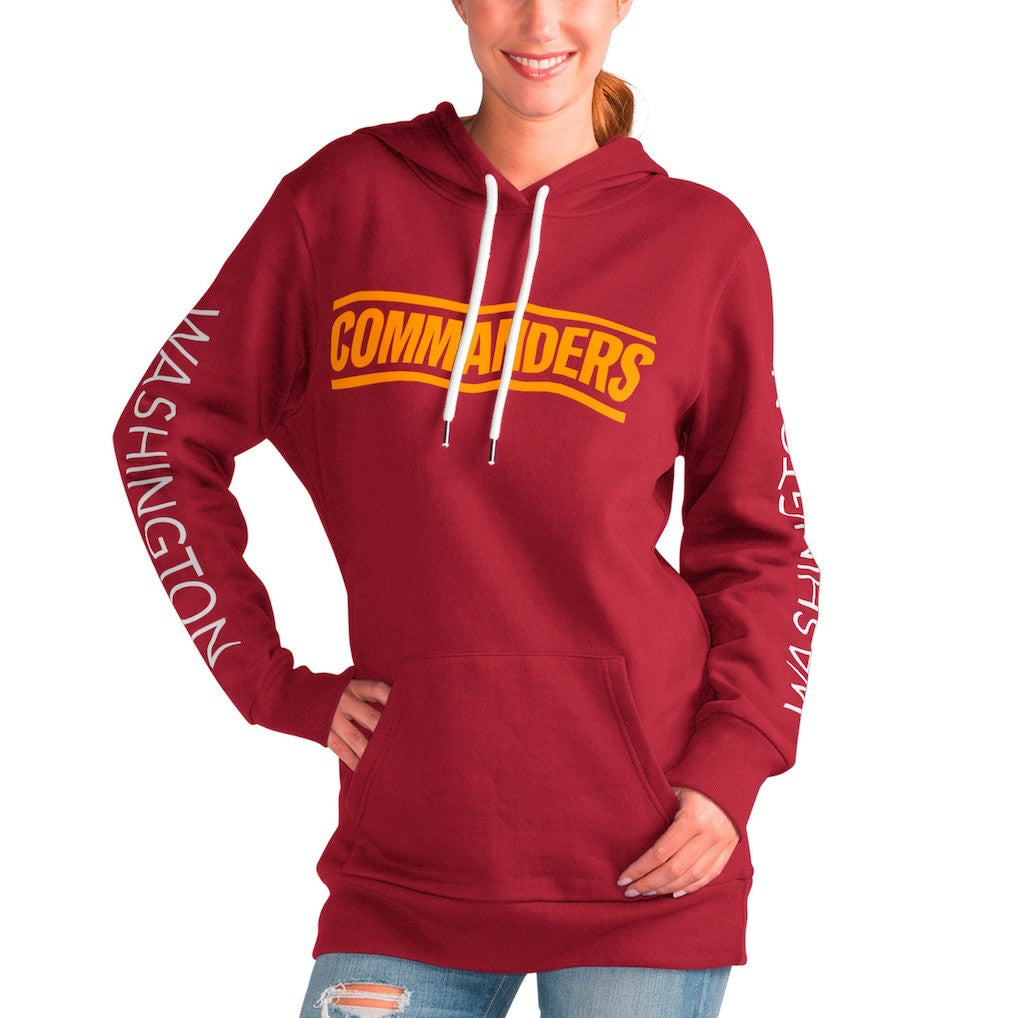 Washington Commanders  G-III 4Her by Carl Banks Women's Extra Inning Pullover Hoodie