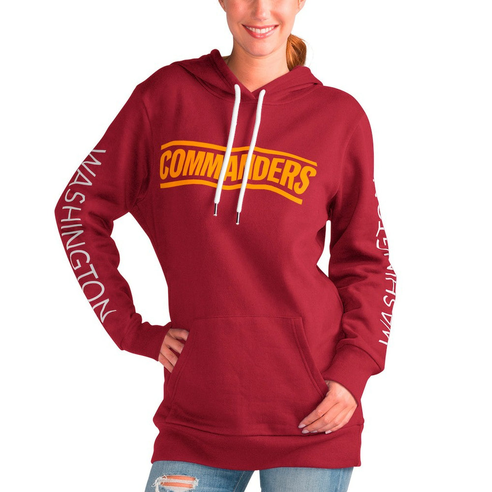 Washington Commanders  G-III 4Her by Carl Banks Women's Extra Inning Pullover Hoodie