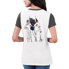 New England Patriots  G-III 4Her by Carl Banks Women's Fashion Illustration T-Shirt