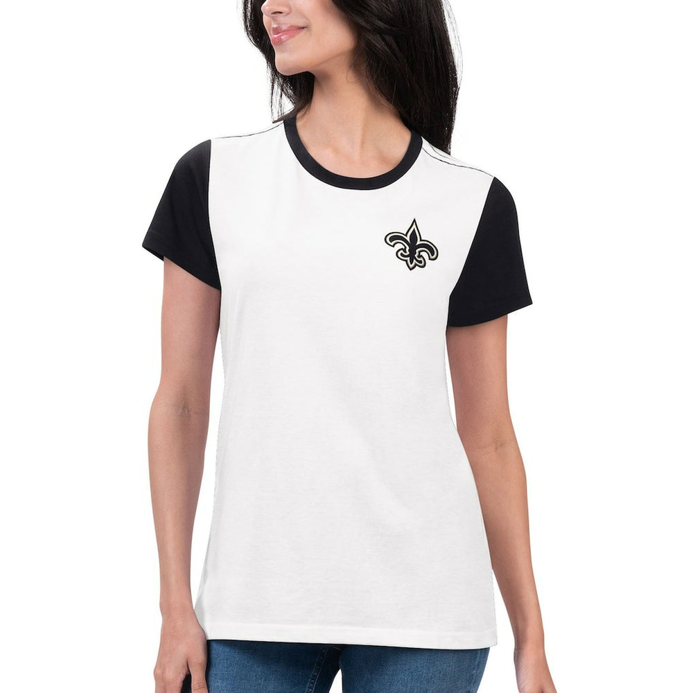 New Orleans Saints  G-III 4Her by Carl Banks Women's Fashion Illustration T-Shirt