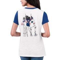 New York Giants  G-III 4Her by Carl Banks Women's Fashion Illustration T-Shirt