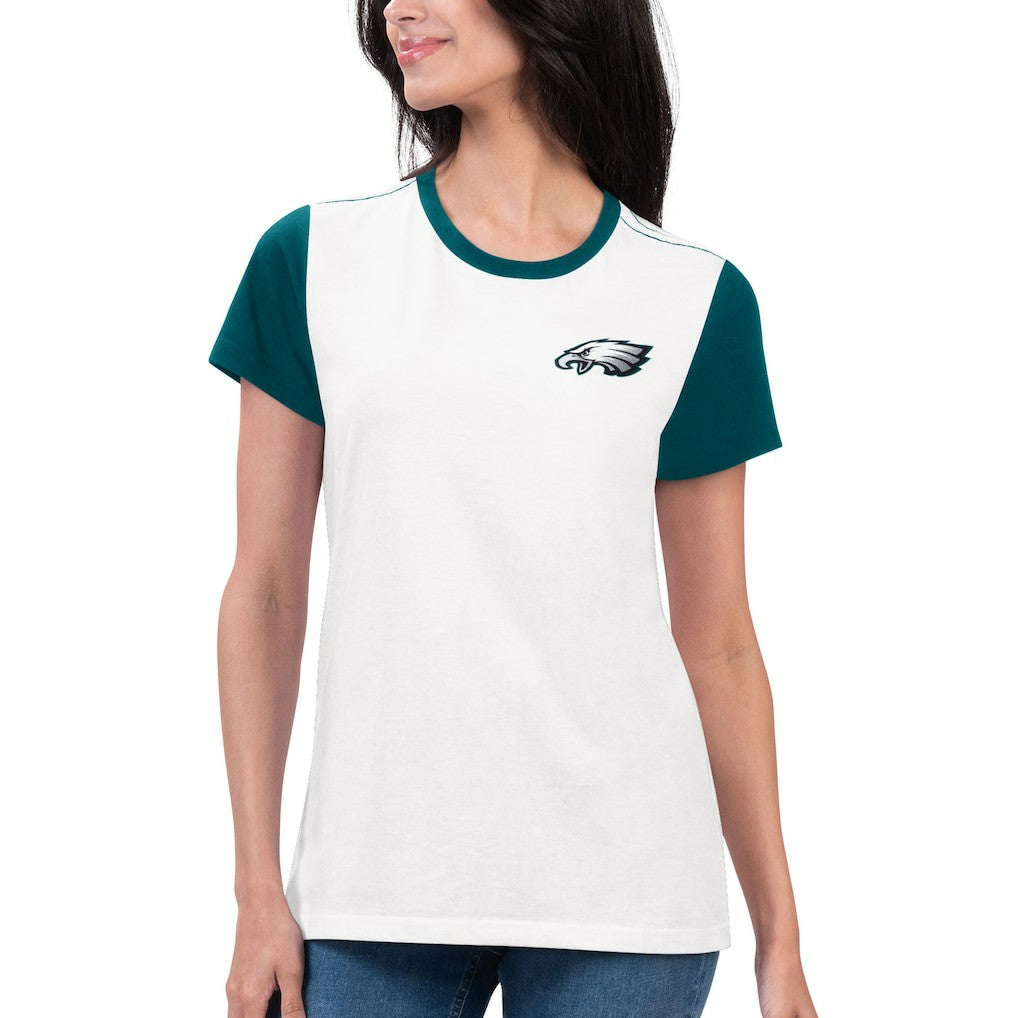 Philadelphia Eagles  G-III 4Her by Carl Banks Women's Fashion Illustration T-Shirt