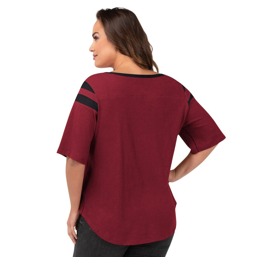 Arizona Cardinals  G-III 4Her by Carl Banks Women's Plus Size Linebacker T-Shirt