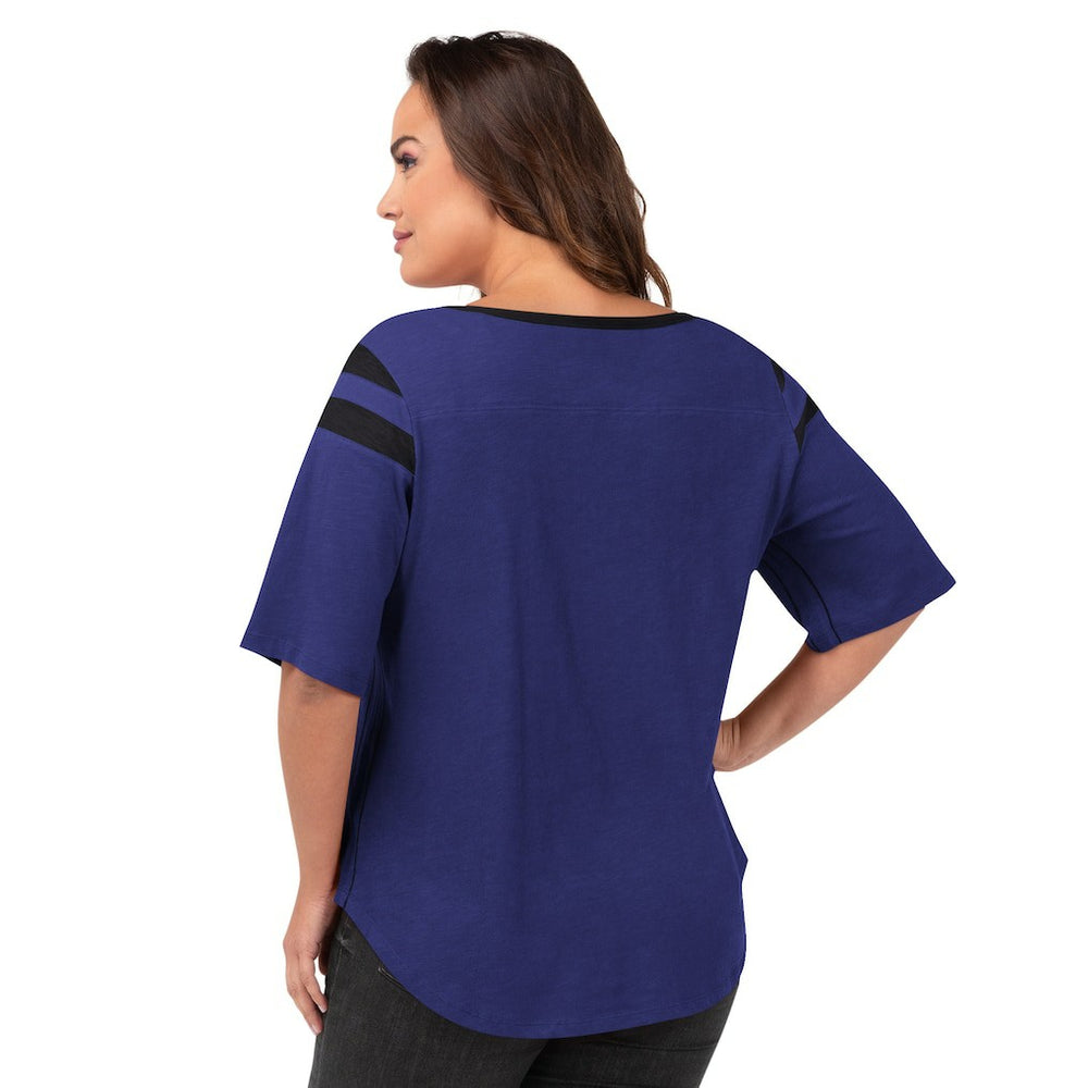 Baltimore Ravens  G-III 4Her by Carl Banks Women's Plus Size Linebacker T-Shirt