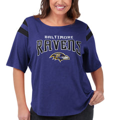 Baltimore Ravens  G-III 4Her by Carl Banks Women's Plus Size Linebacker T-Shirt