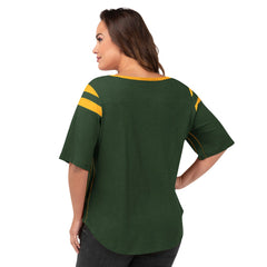 Green Bay Packers  G-III 4Her by Carl Banks Women's Plus Size Linebacker T-Shirt