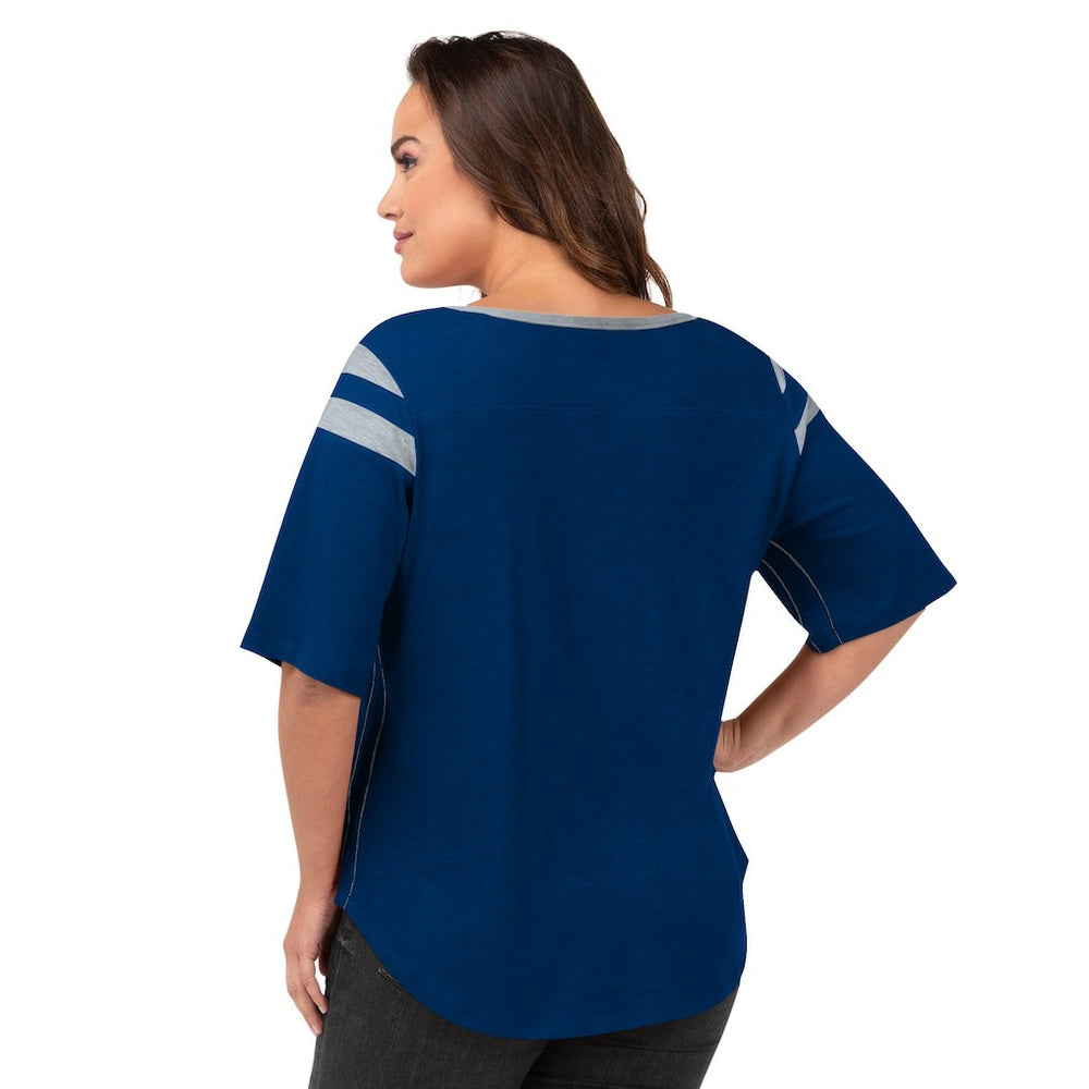 Indianapolis Colts  G-III 4Her by Carl Banks Women's Plus Size Linebacker T-Shirt