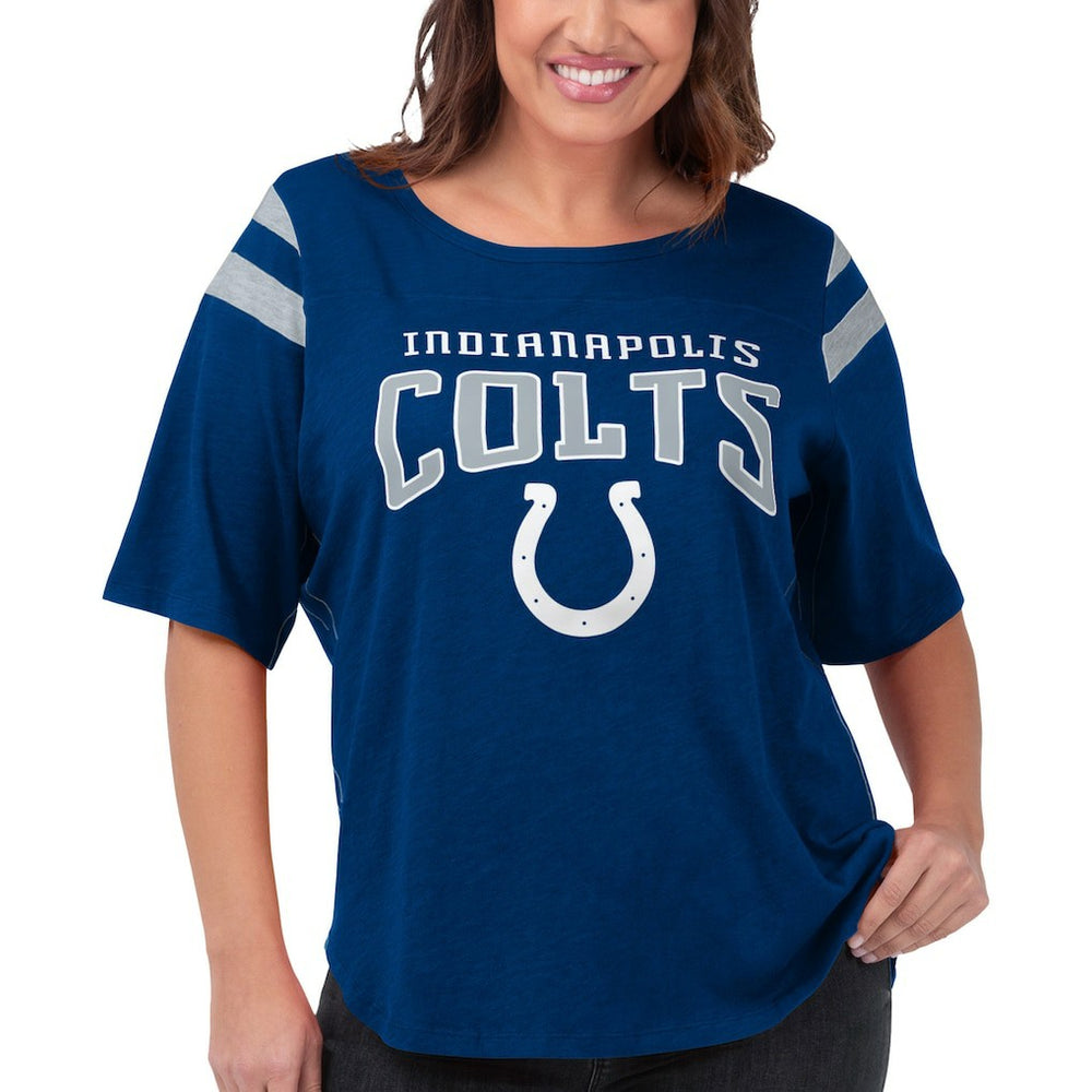 Indianapolis Colts  G-III 4Her by Carl Banks Women's Plus Size Linebacker T-Shirt