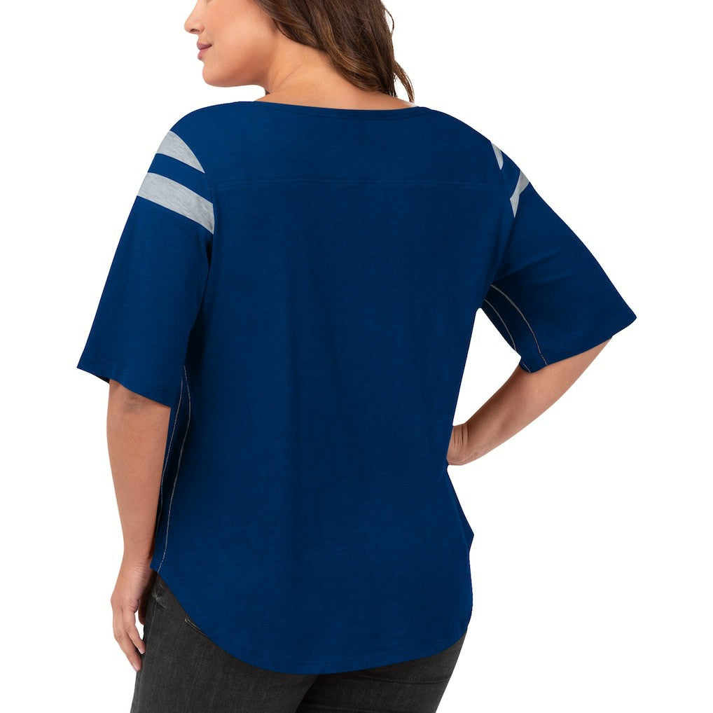 Indianapolis Colts  G-III 4Her by Carl Banks Women's Plus Size Linebacker T-Shirt