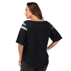 Las Vegas Raiders  G-III 4Her by Carl Banks Women's Plus Size Linebacker T-Shirt