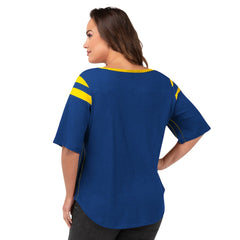 Los Angeles Rams  G-III 4Her by Carl Banks Women's Plus Size Linebacker T-Shirt