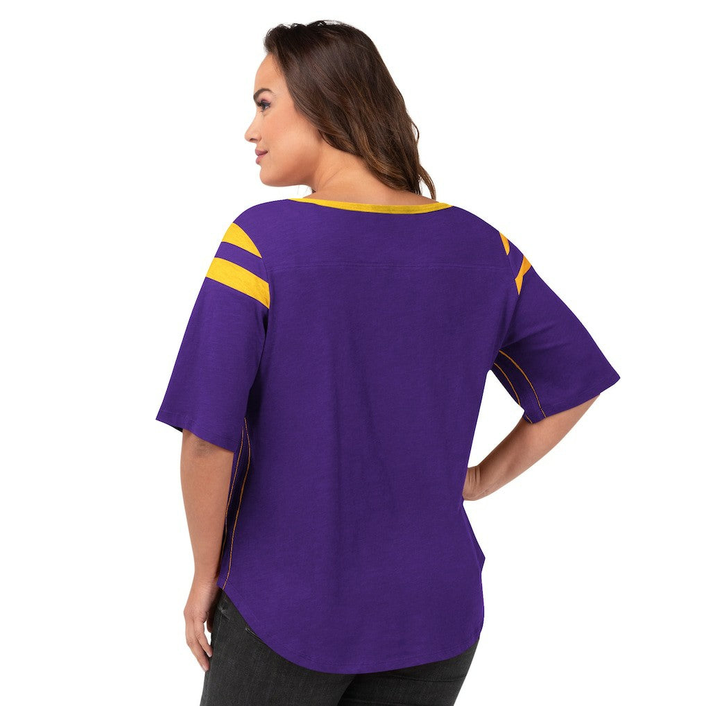 Minnesota Vikings  G-III 4Her by Carl Banks Women's Plus Size Linebacker T-Shirt